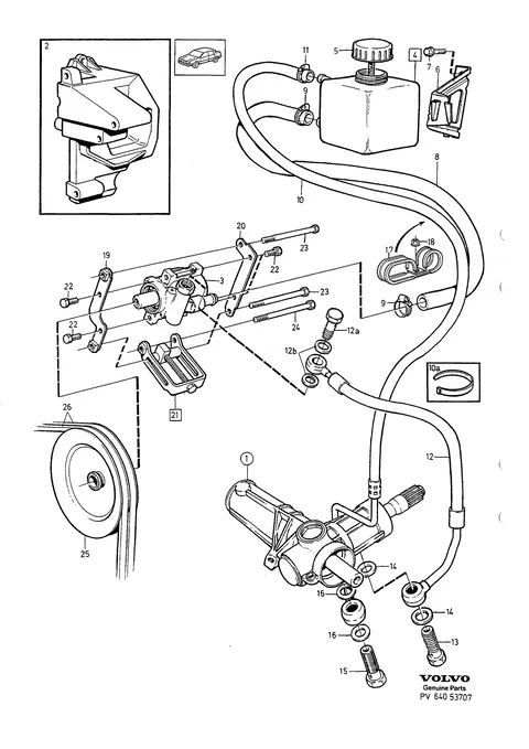Pump power steering