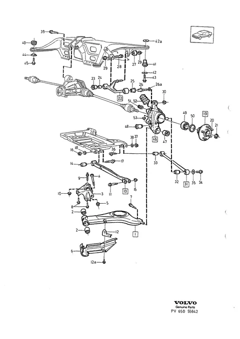 Rear suspension
