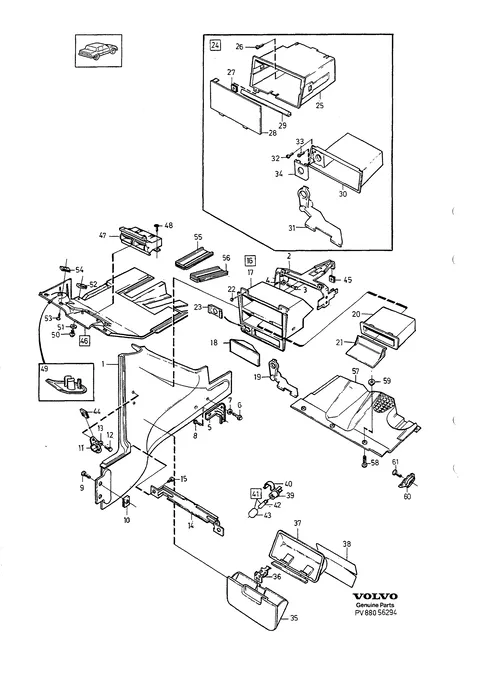 Dashboard lower section