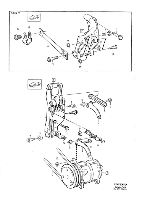 Compressor compressor mountings compressor drive
