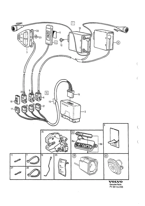 Alarme antivol et kit de montage