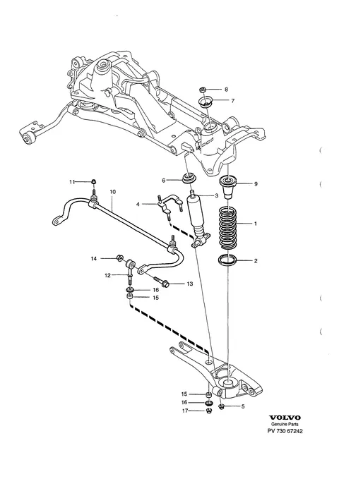 Rear suspension