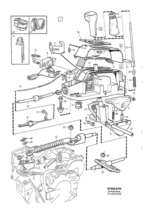 Gearshift gearbox, automatic