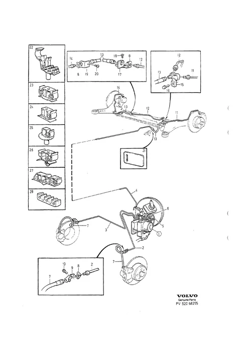 Brake pipes with fittings