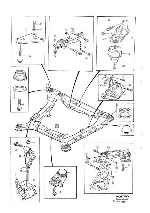 Engine mounting