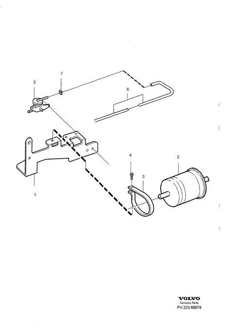Fuel filter with fittings