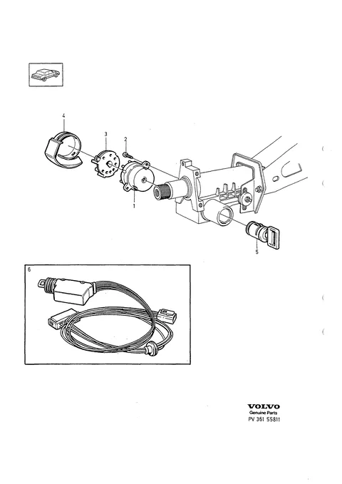Column and starter lock switches
