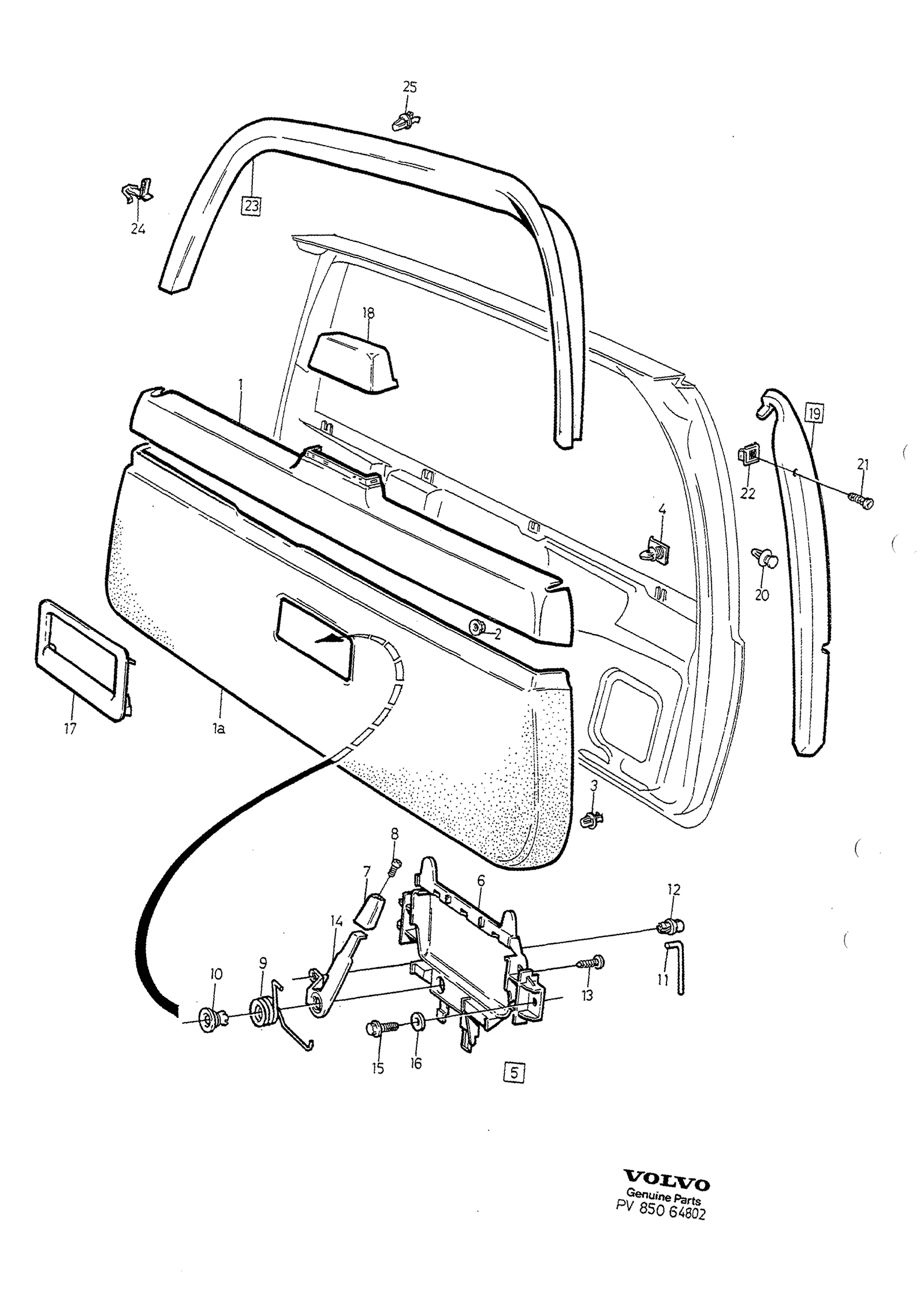 INTERIOR COMPONENTS TAILGATE