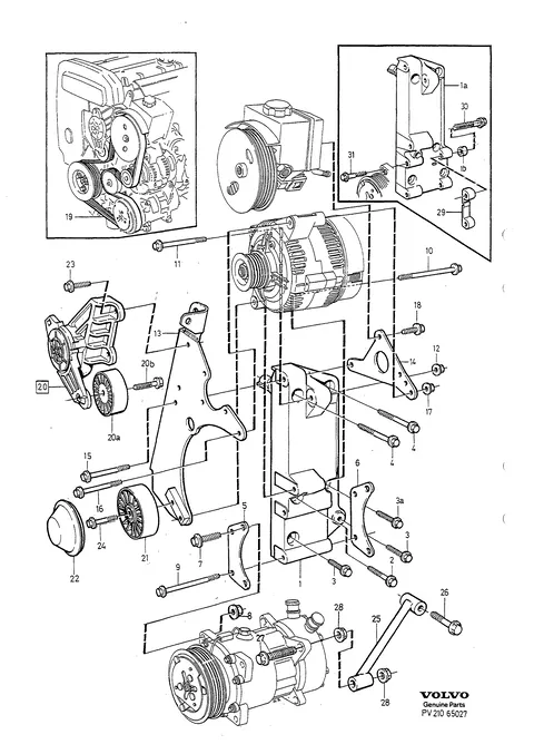 Suspension appareil auxil