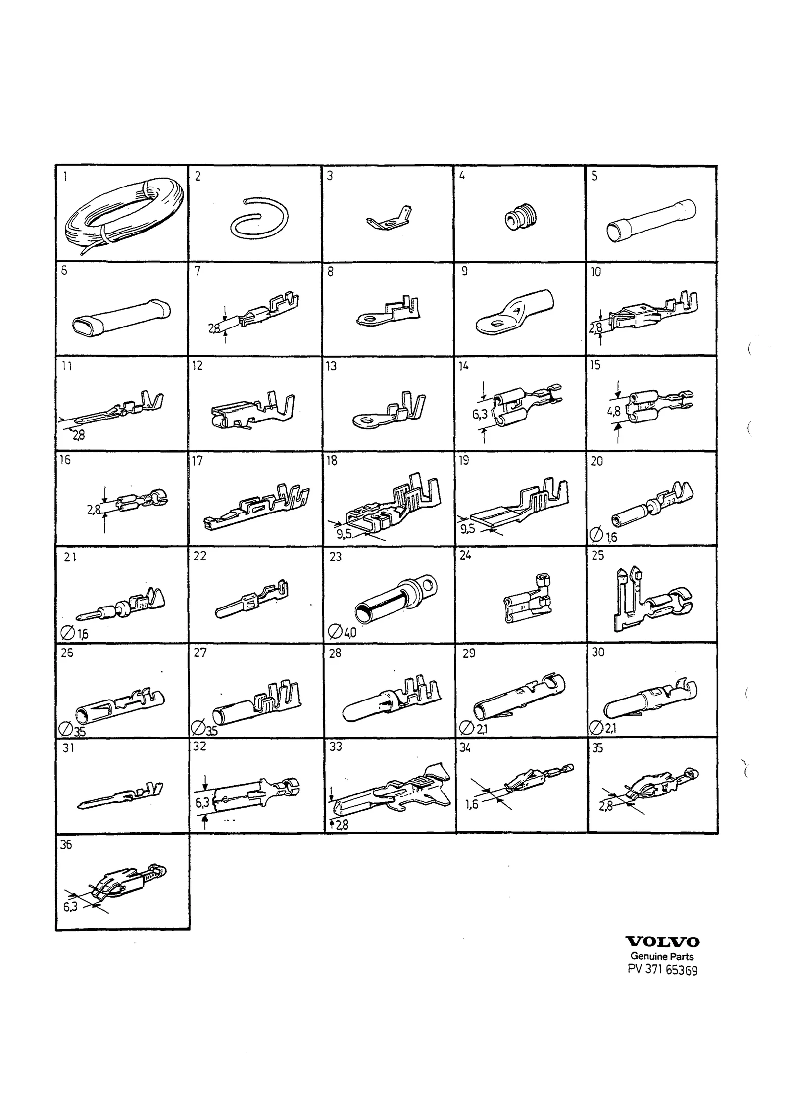 CABLES, CABLE TERMINALS, SLEEVES, SEALS