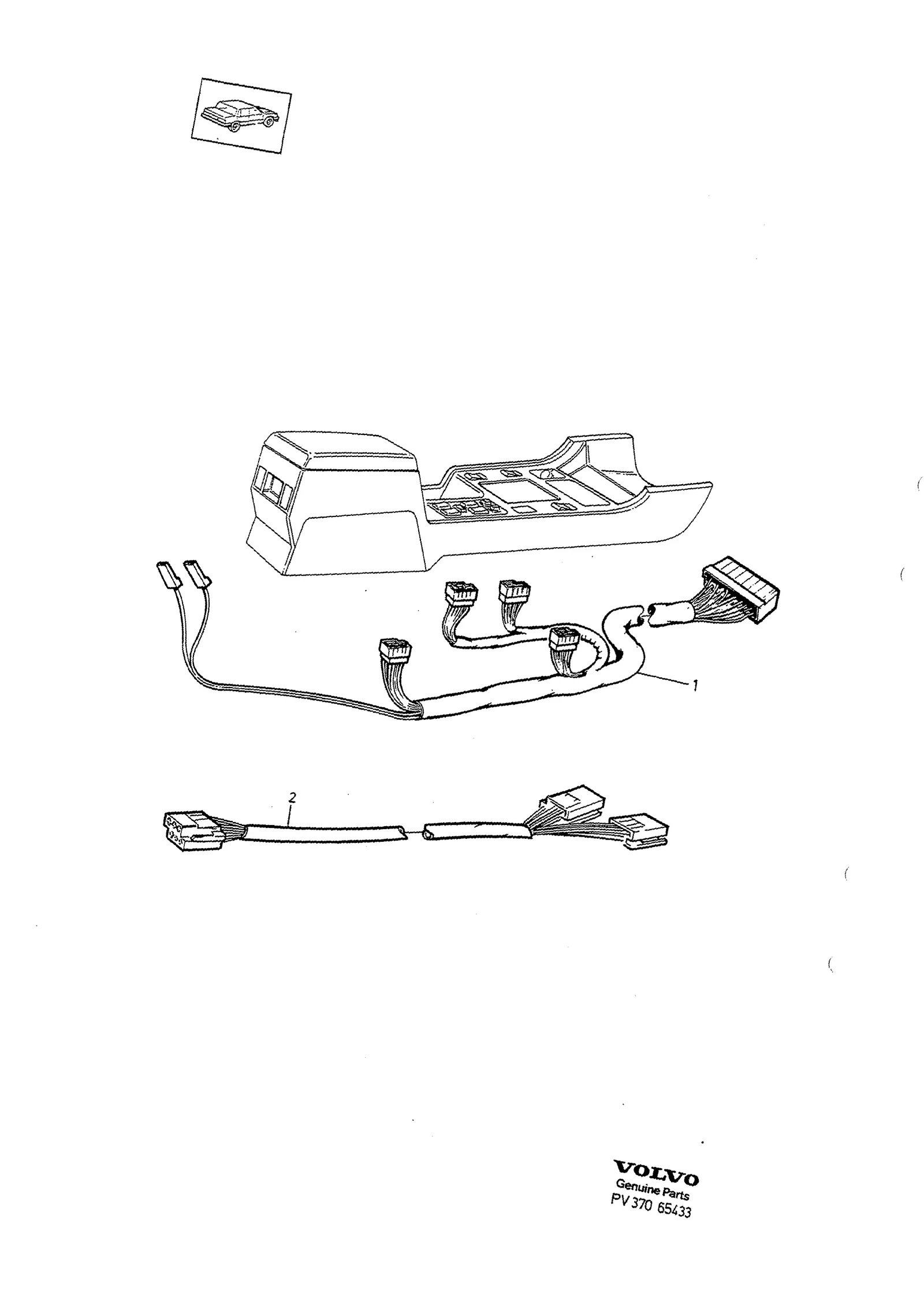 CABLE HARNESS CENTER CONSOLE