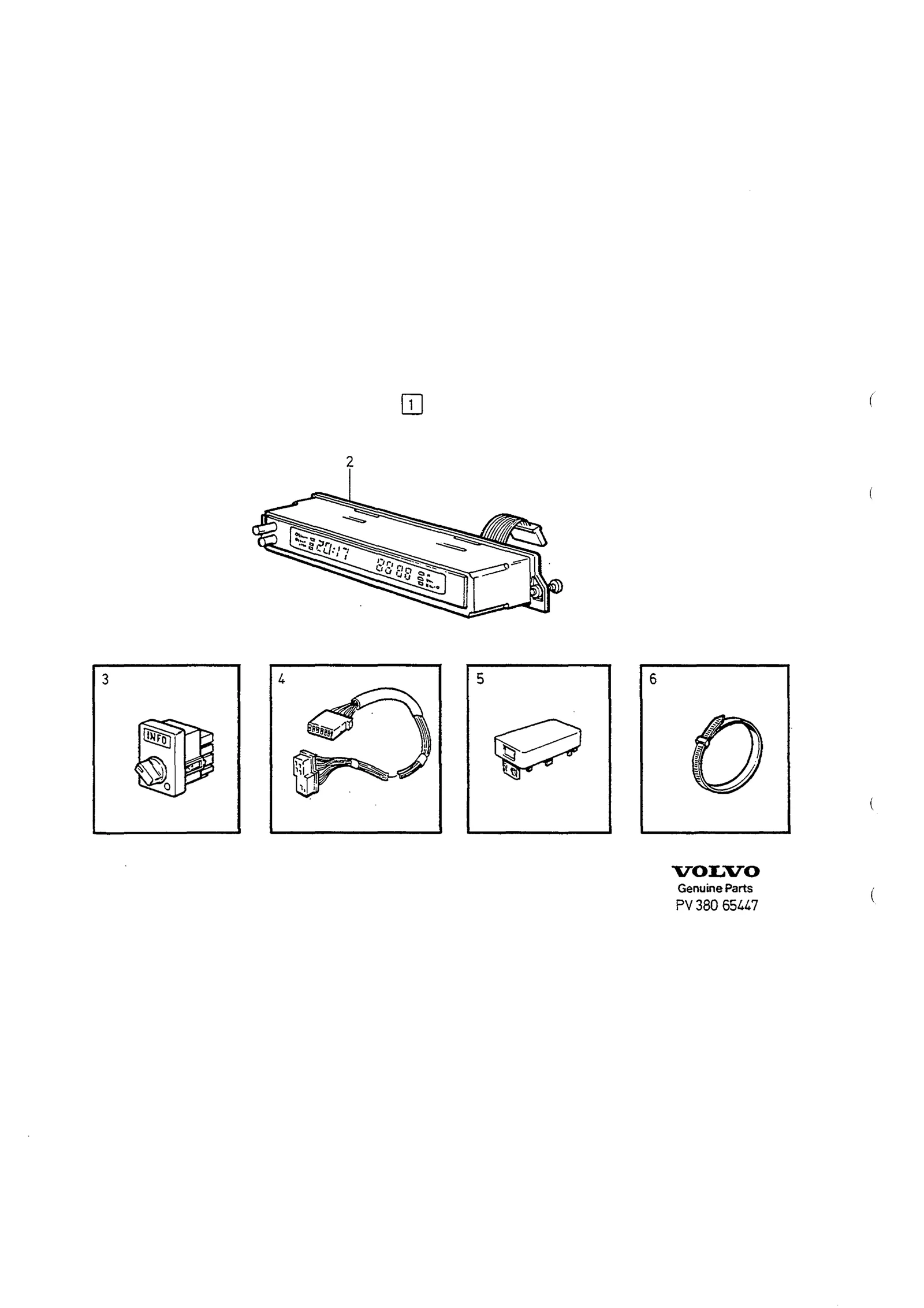 Ordinateur de bord til Volvo 850 USA