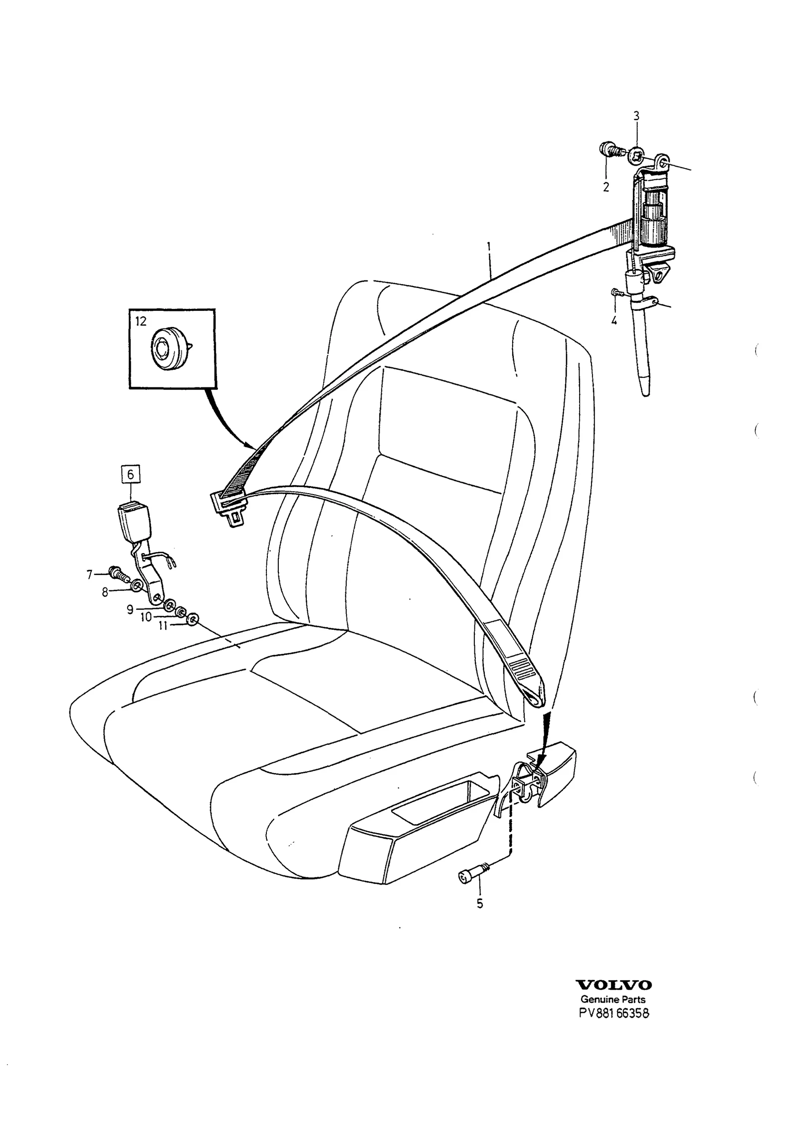 FRONT SEAT BELT