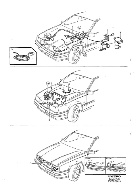 Kabelbaum, Motorraum · 339