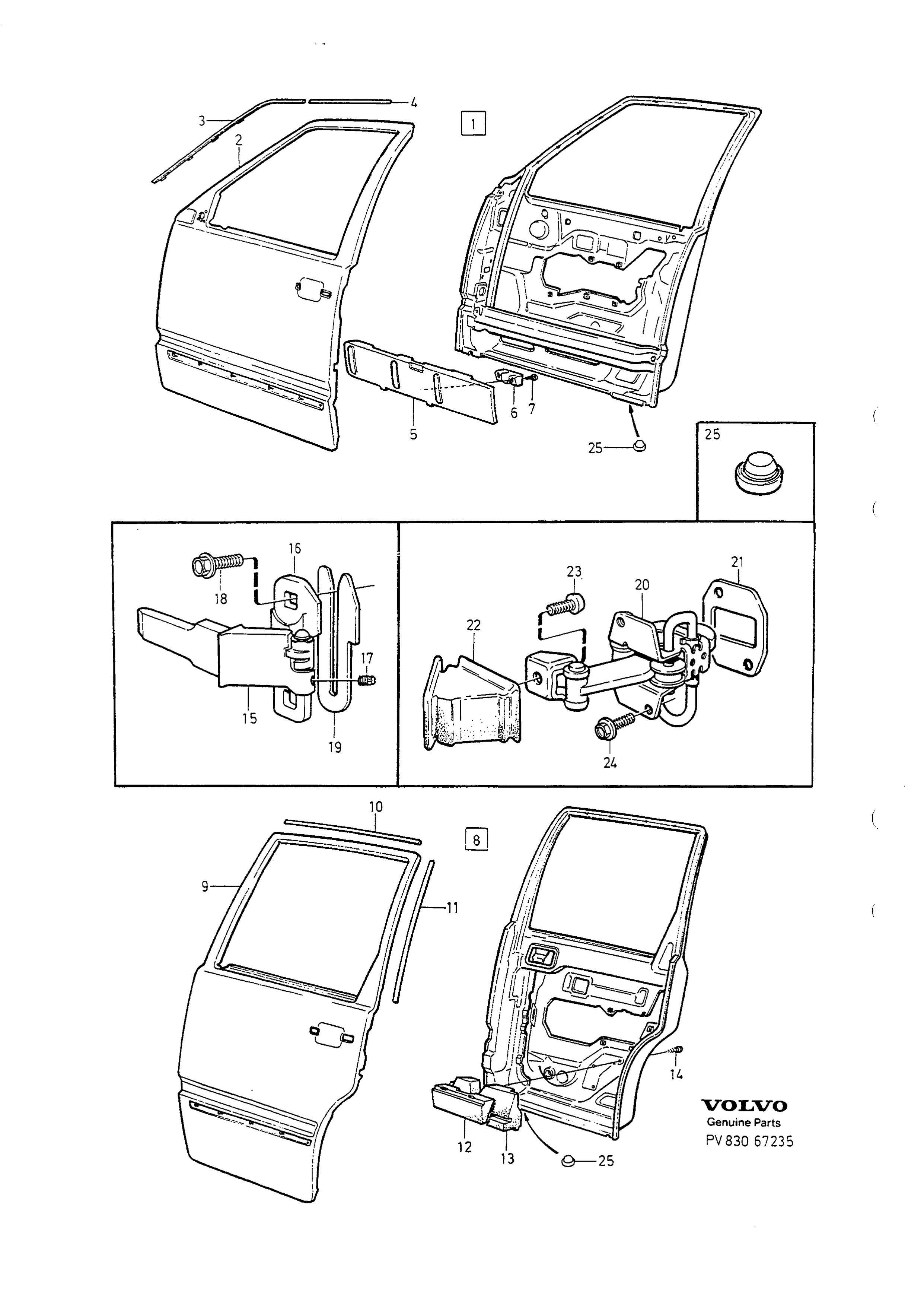 BODY FRAME DOOR