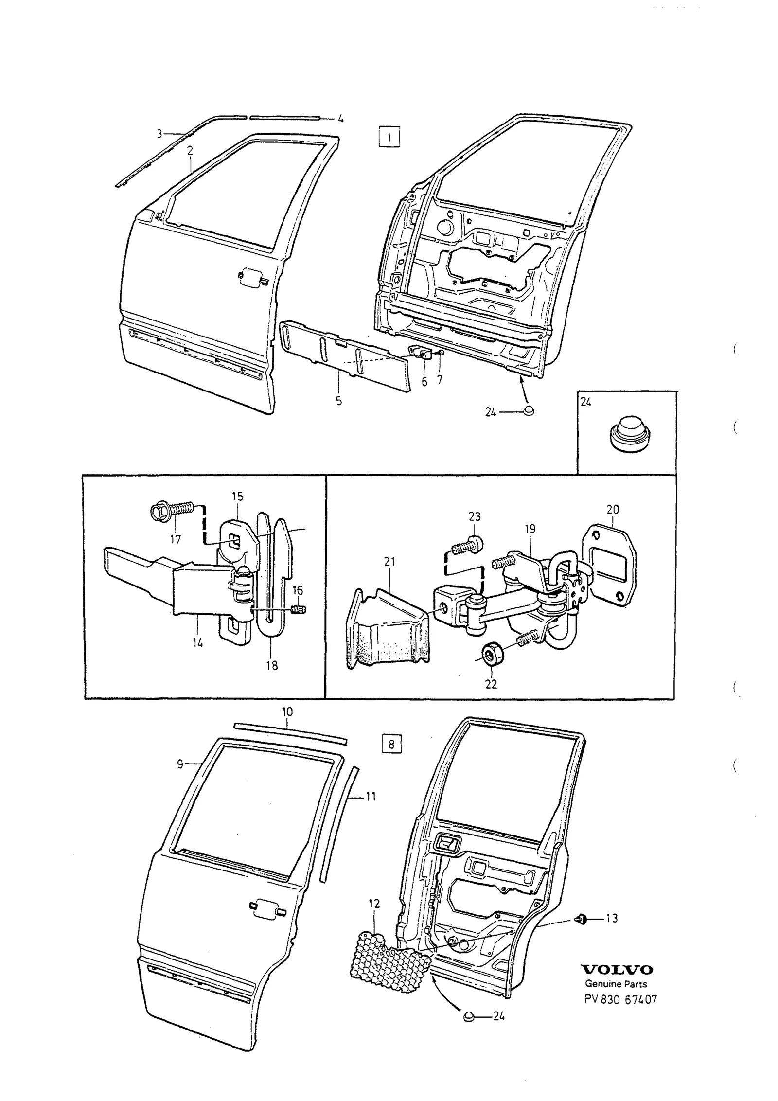 BODY FRAME DOOR