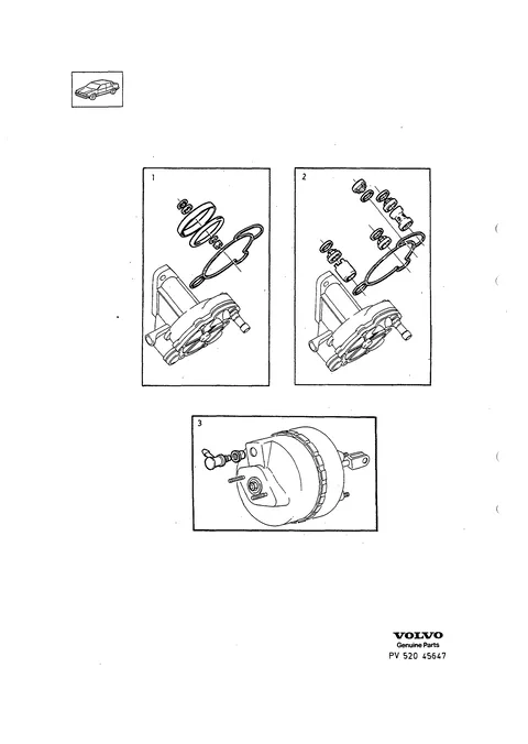 Repair kits vacuum pump servo cylinder