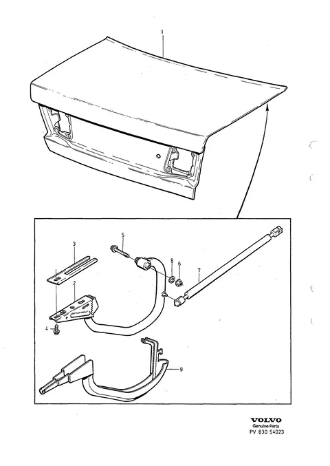 Body frame boot lid