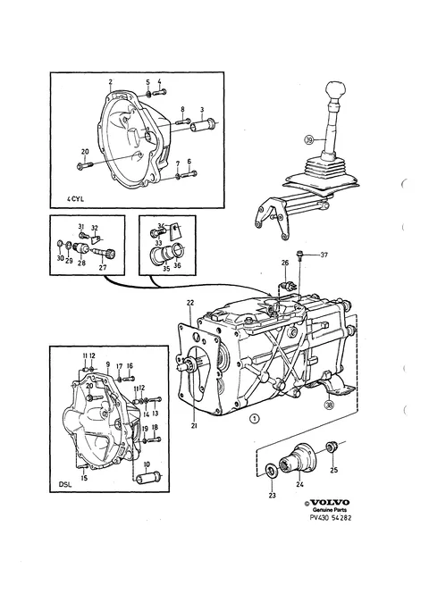 Gearbox, manual