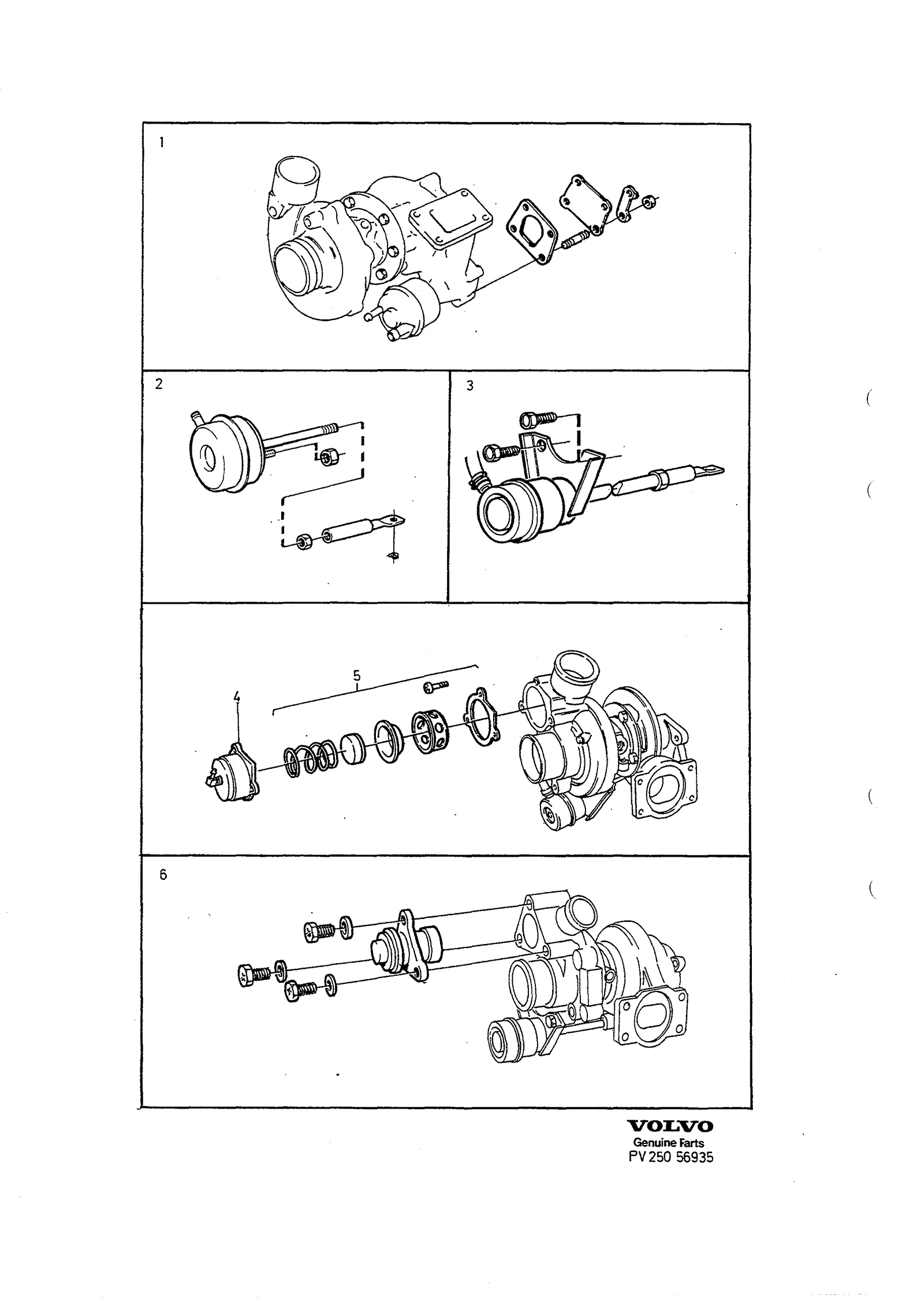 REPARATIONSSATS TURBOKOMPRESSOR
