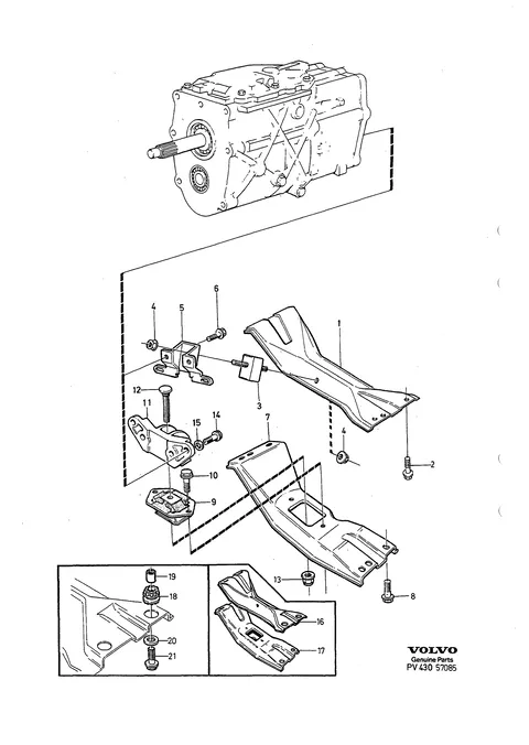 Gearbox mounting