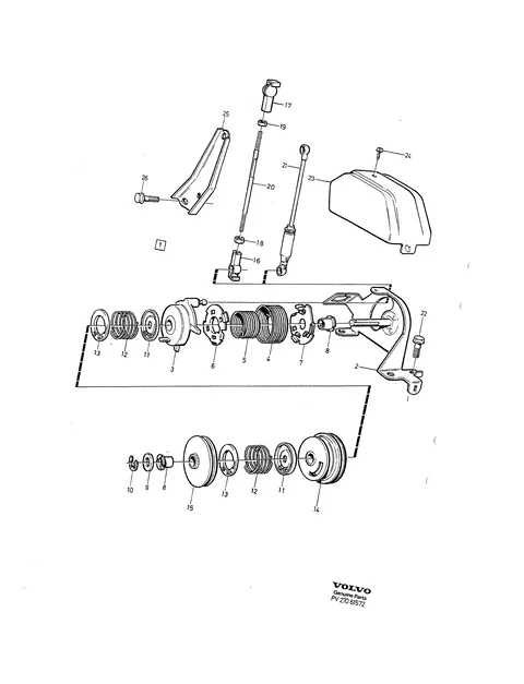 Control pulley with fittings