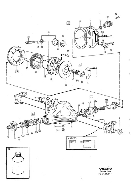 Live rear axle