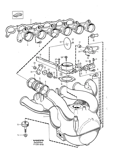 Induction pipe ( manifold )