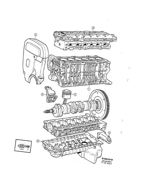 Motor med monteringsdetaljer · 131