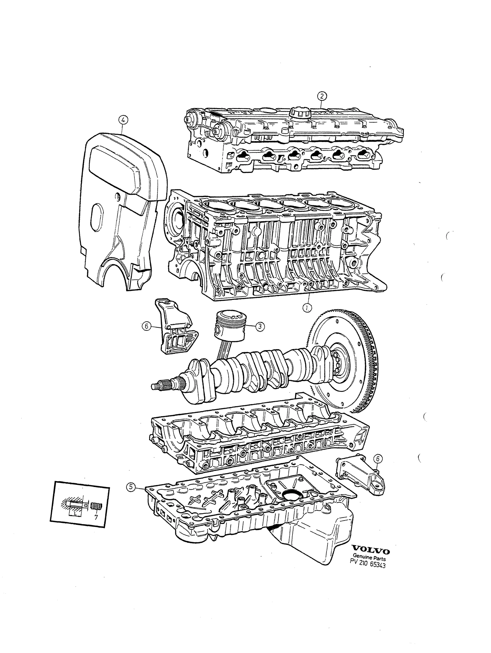 MOTOR MED MONTERINGSDETALJER