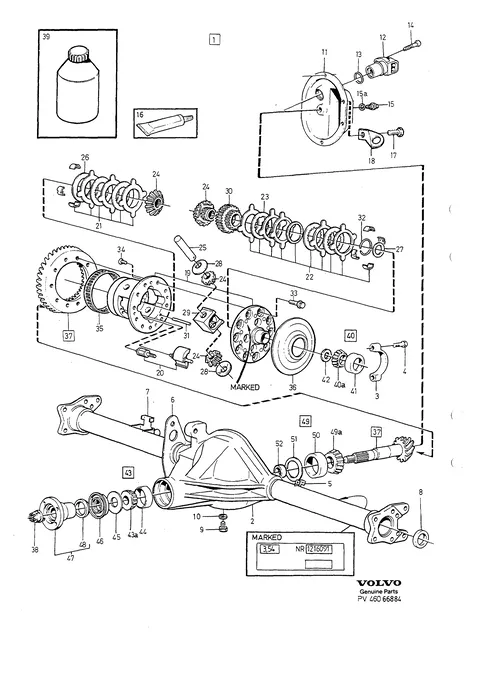Live rear axle limited slip differential