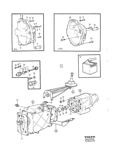 Gearbox, manual