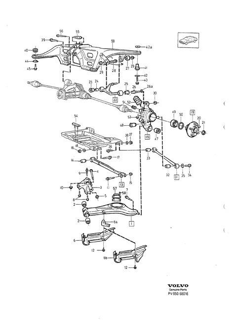 Rear suspension