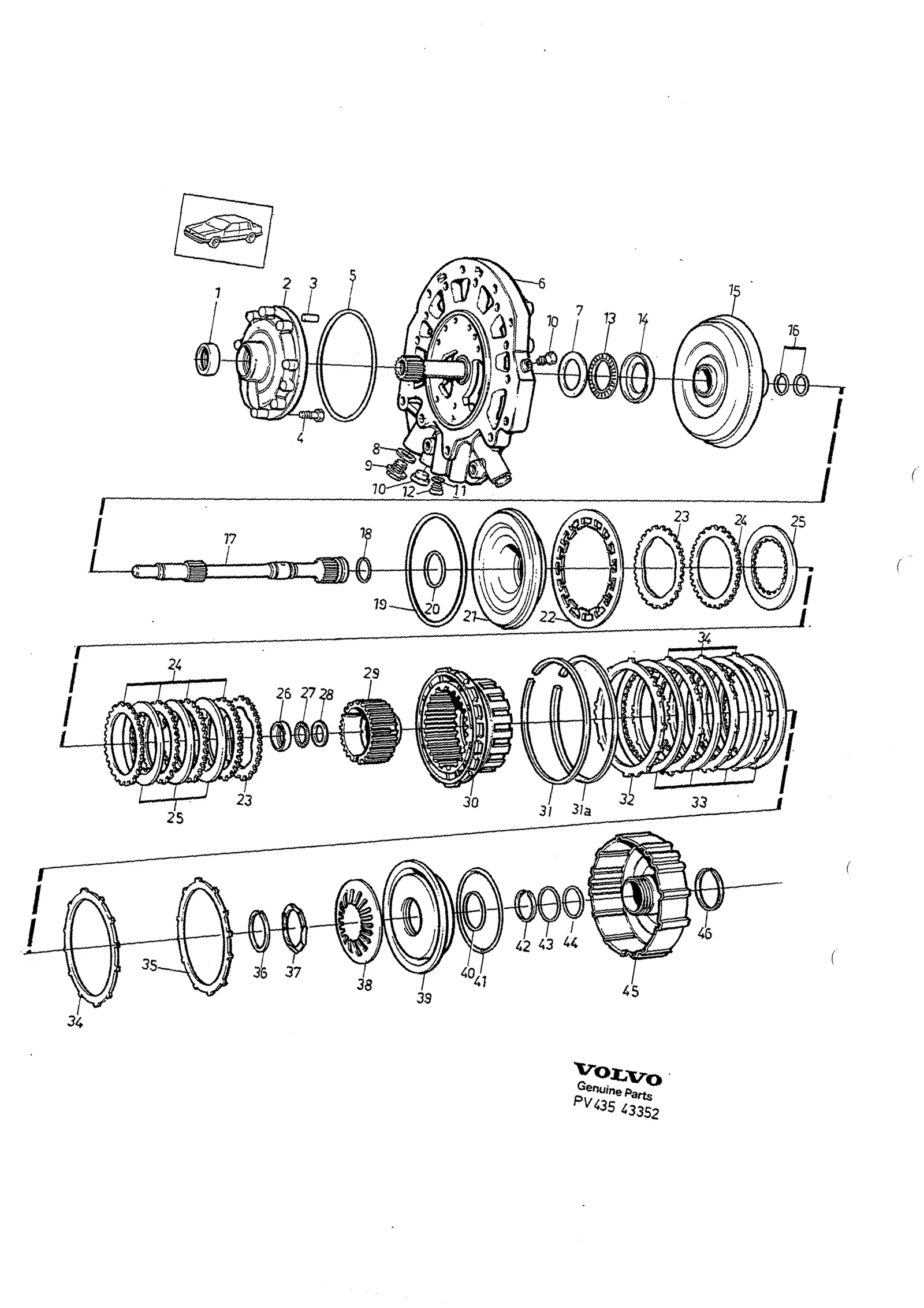 AUTOMATVÄXELLÅDA, PUMP-KOPPLINGSHUS