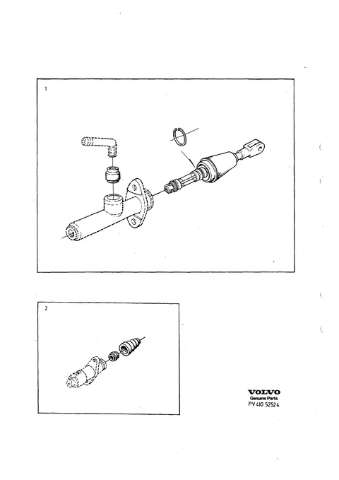Reparationssats huvudcylinder manövercylinder