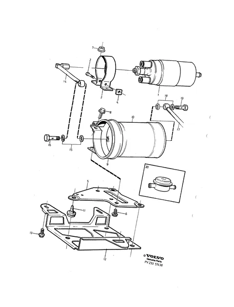 Fuel pump with fittings