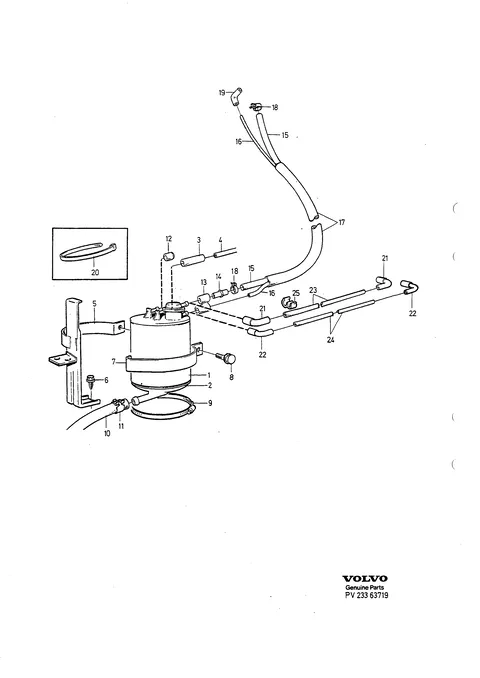 Carbon filter with fittings