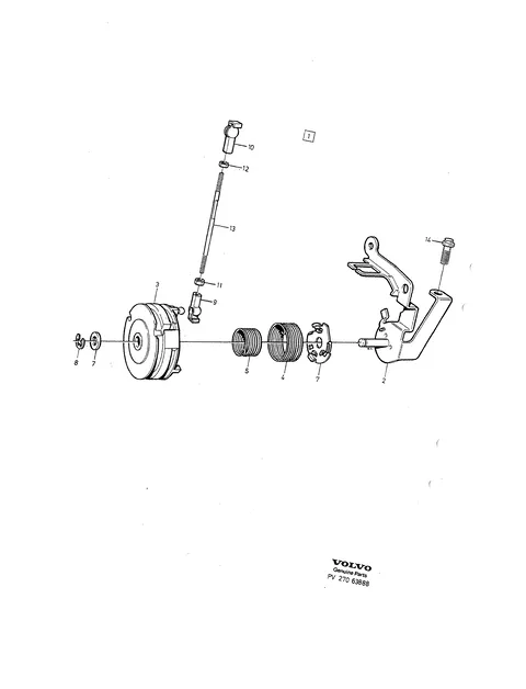 Control pulley with fittings
