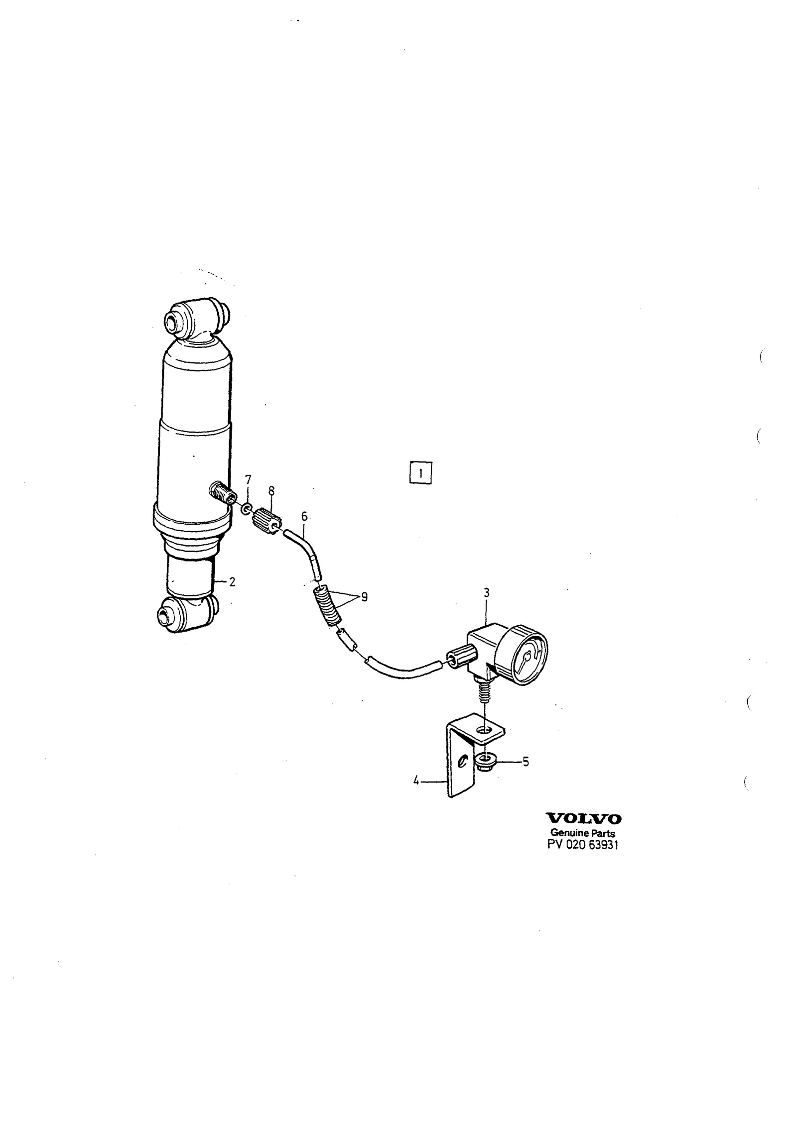 Suspension levelling manual til Volvo 940/960 1994- & S90/V90 1997-