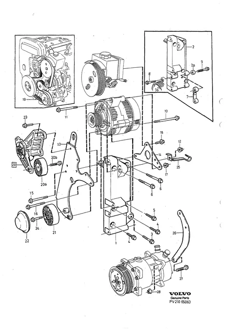 Auxiliary aggregate suspension