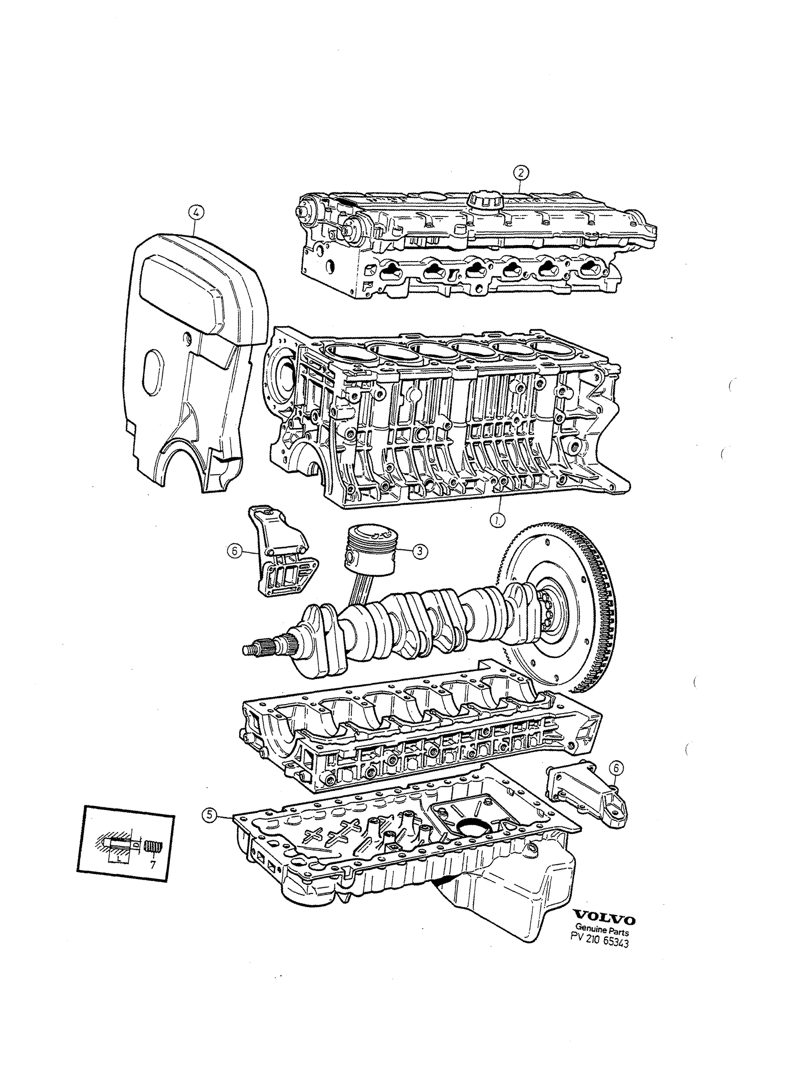 MOTOR MED MONTERINGSDETALJER