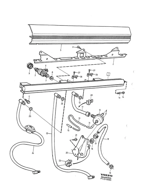 Fuel pressure pipes with fittings