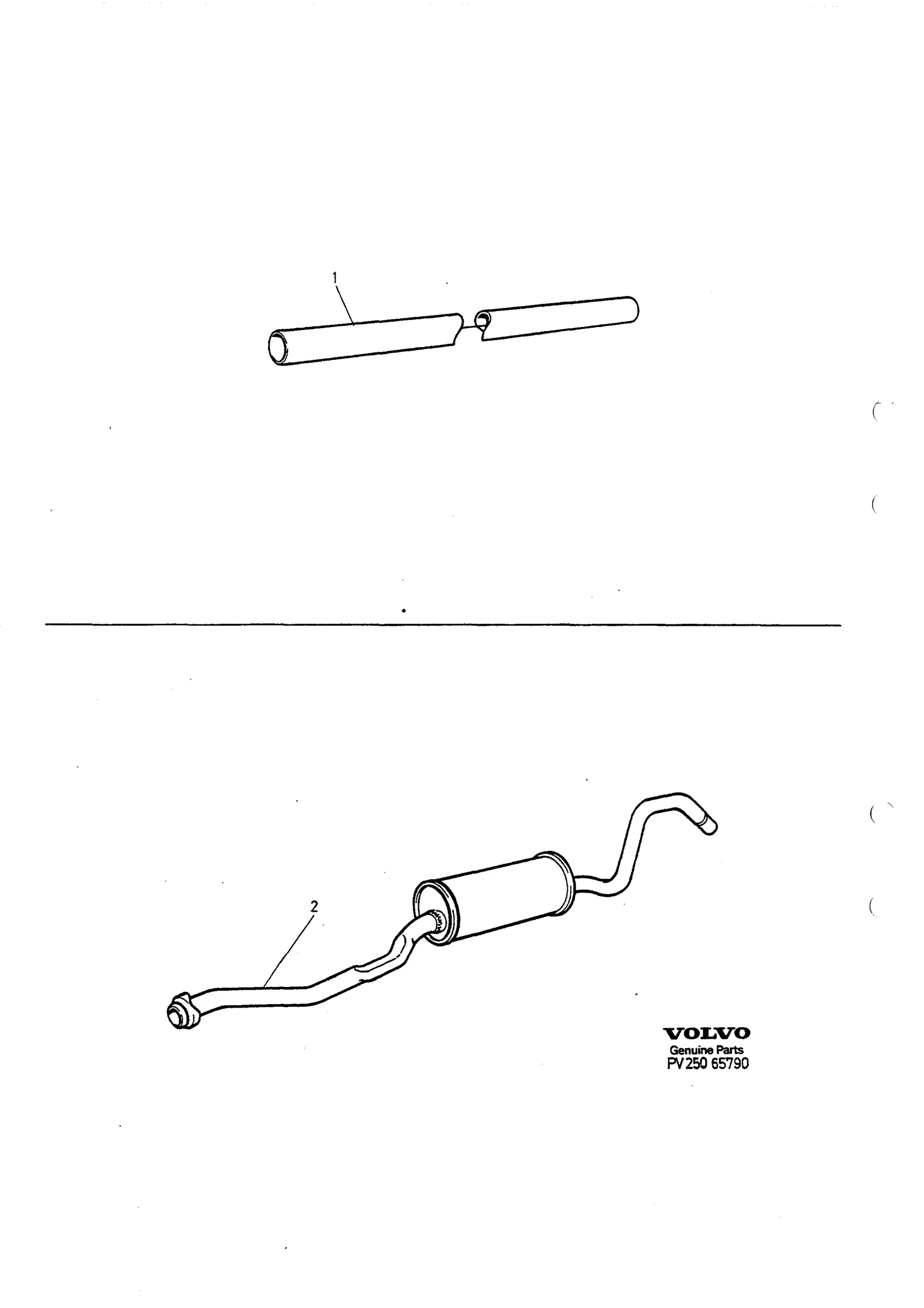 Eksosanlegg til Volvo 940/960 1994- & S90/V90 1997-