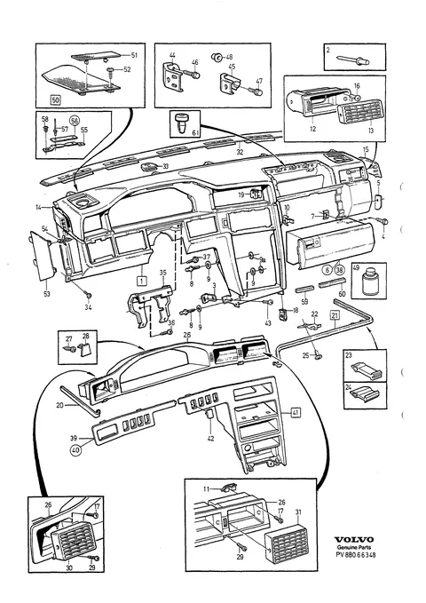 Dashboard upper section