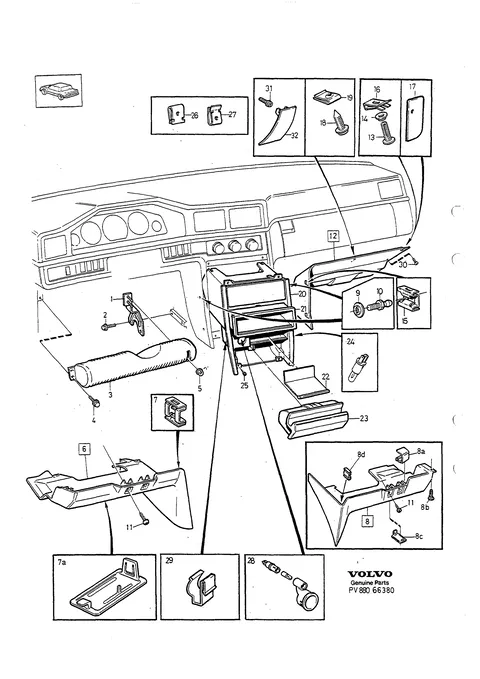 Dashboard lower section