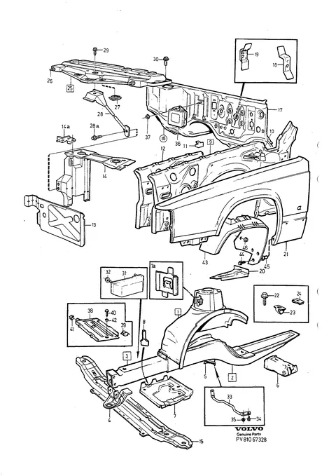 Body frame front section