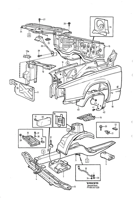 Body frame front section