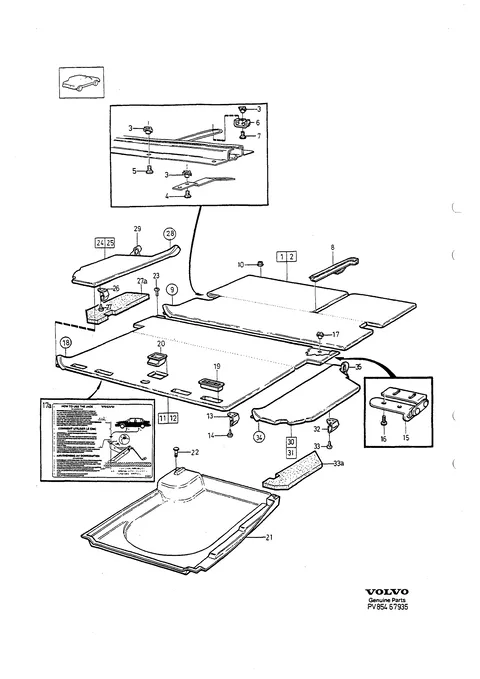 Cargo area trim