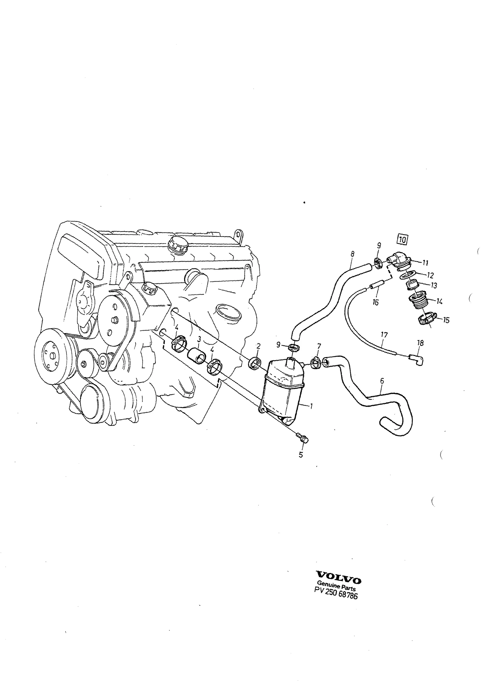 Veivhusventilasjon til Volvo 940/960 1994- & S90/V90 1997-