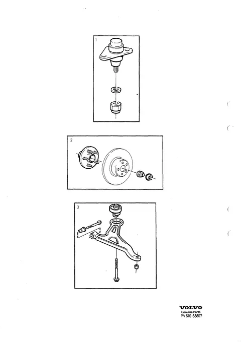 Repair kits ball joint front wheel hub